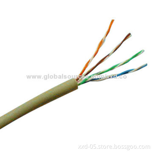 Network LAN Cable, 4P, UTP, Cat5e, Outdoor/Indoor, 80m Past Fluke Test
